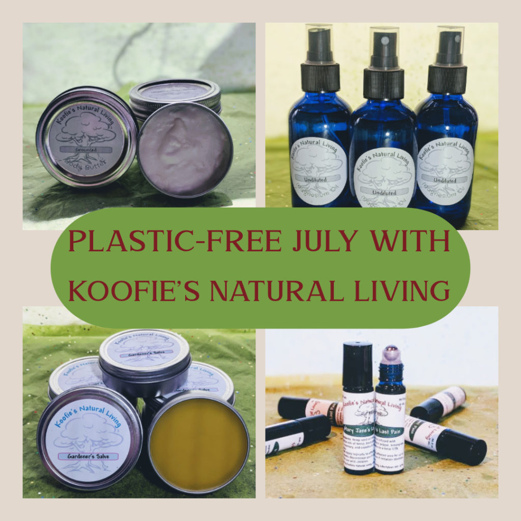Plastic-free July with Koofie's Natural Living photos of products